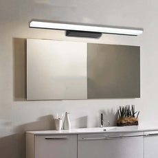 Modern Wandleuchte Spiegelleuchte LED Linear Schwarz Metall Badezimmer