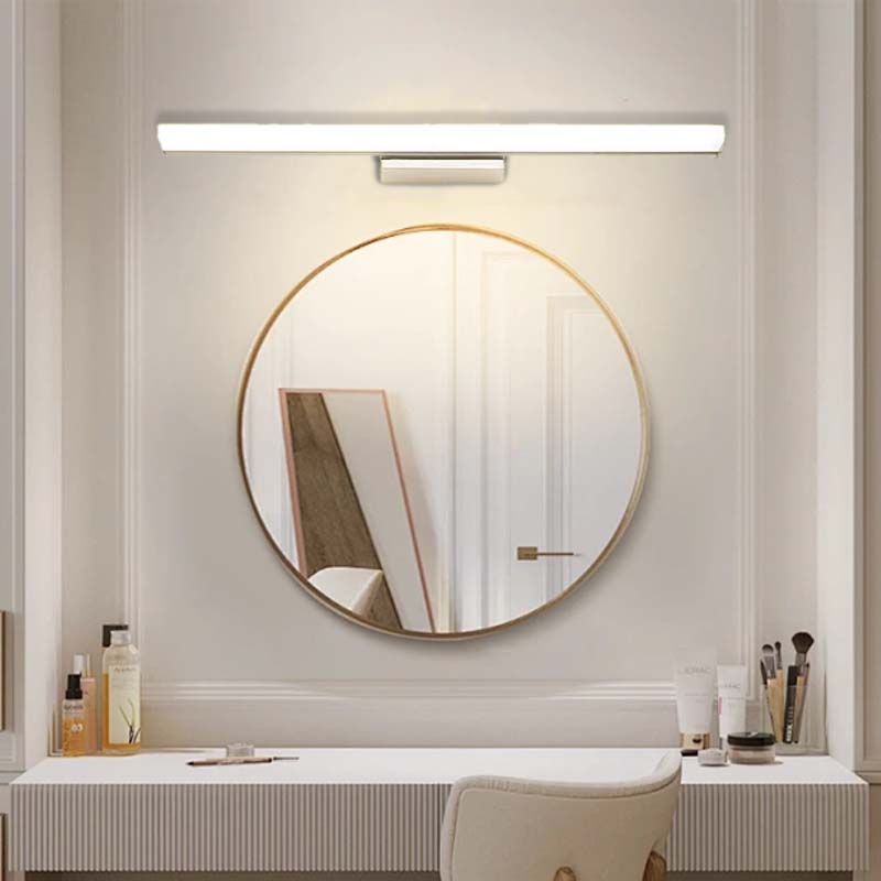 Modern Wandleuchte Spiegelleuchte LED Linear Schwarz Metall Badezimmer