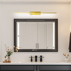 Modern Spiegelleuchte LED Metall/Acryl Gold Badezimmer