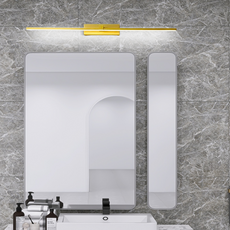 Modern Spiegelleuchte LED Metall/Acryl Gold Badezimmer