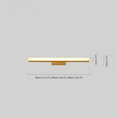Modern Wandlampe Holz Gold Wohnzimmer