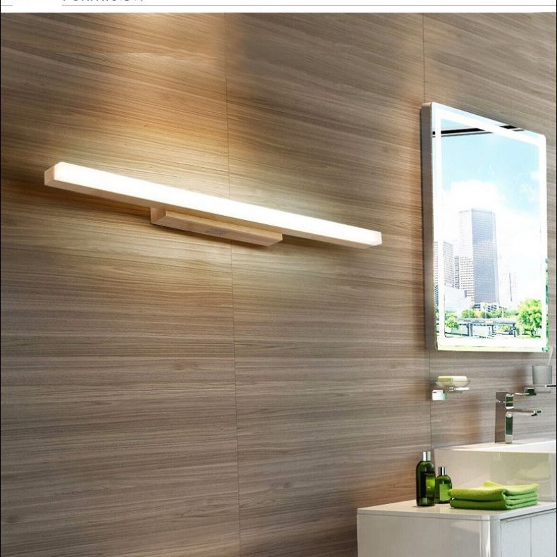 Modern Wandlampe Holz Gold Wohnzimmer
