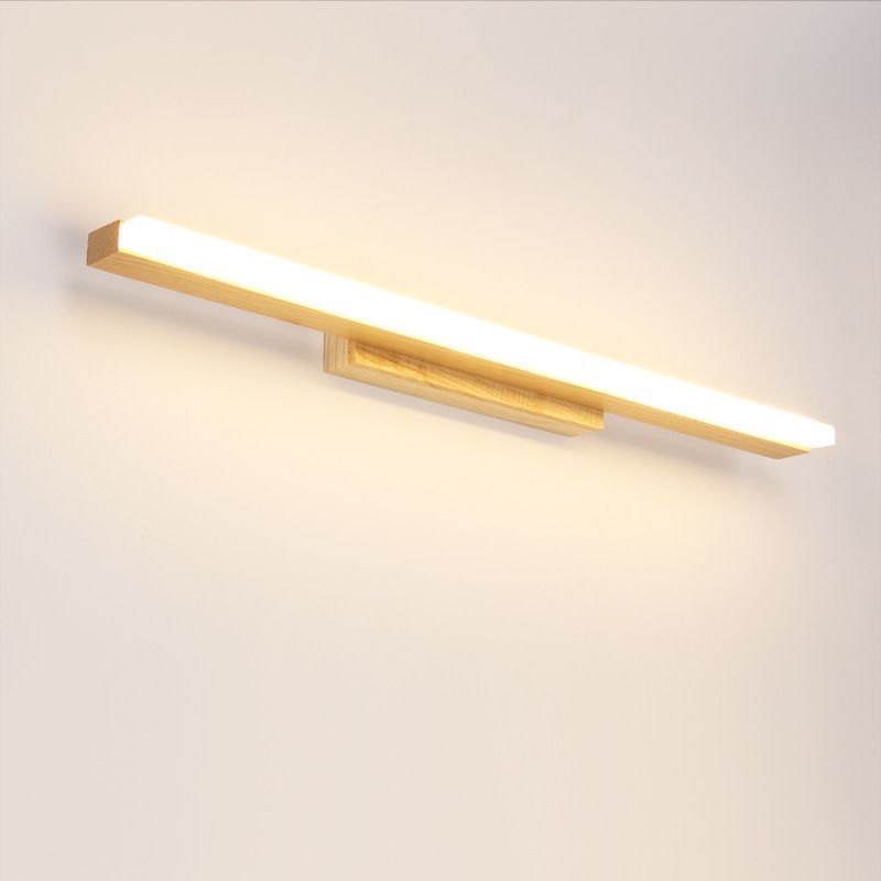 Modern Wandlampe Holz Gold Wohnzimmer