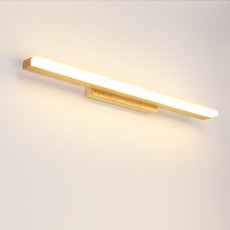 Modern Wandlampe Holz Gold Wohnzimmer