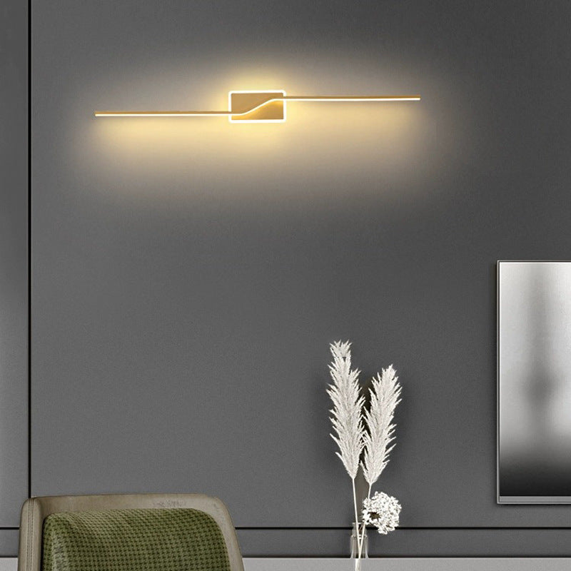 Modern Wandlampe Metall Kieselgel Gold Badezimmer