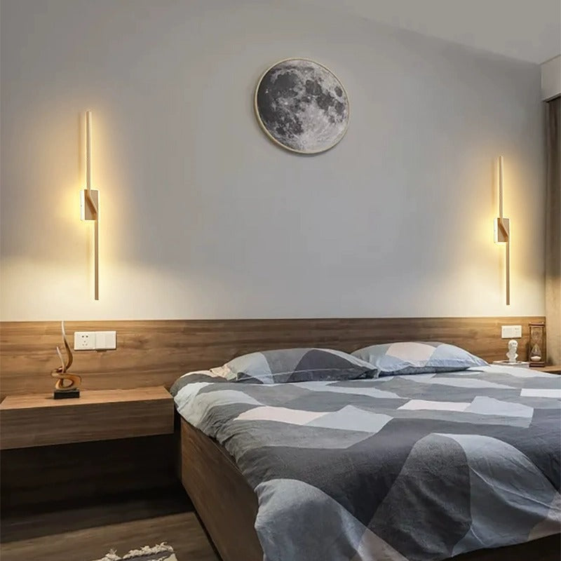Modern Wandlampe Metall Kieselgel Gold Badezimmer