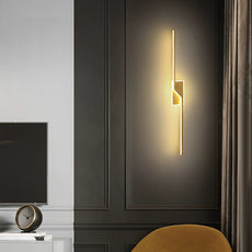 Modern Wandlampe Metall Kieselgel Gold Badezimmer