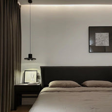 Modern Pendelleuchte Stein Schwarz Esszimmer