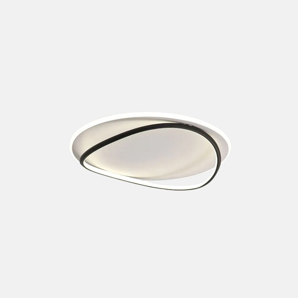 Modern Deckenleuchte LED Metall Weiß Schwarz Wohnzimmer