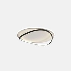 Modern Deckenleuchte LED Metall Weiß Schwarz Wohnzimmer