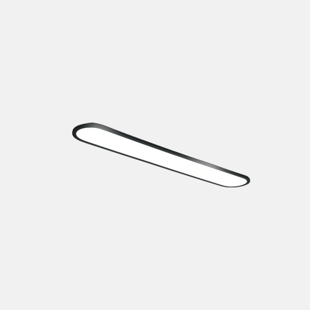 Minimalistisch Deckenleuchte LED Metall Elliptisch