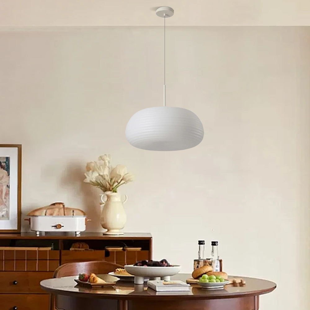 Moderne Weiße Pendelleuchte für Esszimmer