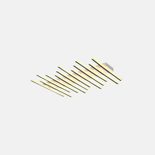 Minimalistìsch Deckenleuchte LED Linear Schwarz Metall/Acryl Schlaf/Wohnzimmer