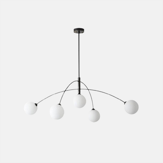 Modern Kronleuchter LED Dendritisch Schwarz Metall Wohnzimmer