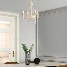 Royal Kronleuchter LED Dendritisch Gelb Metall Glas Wohnzimmer