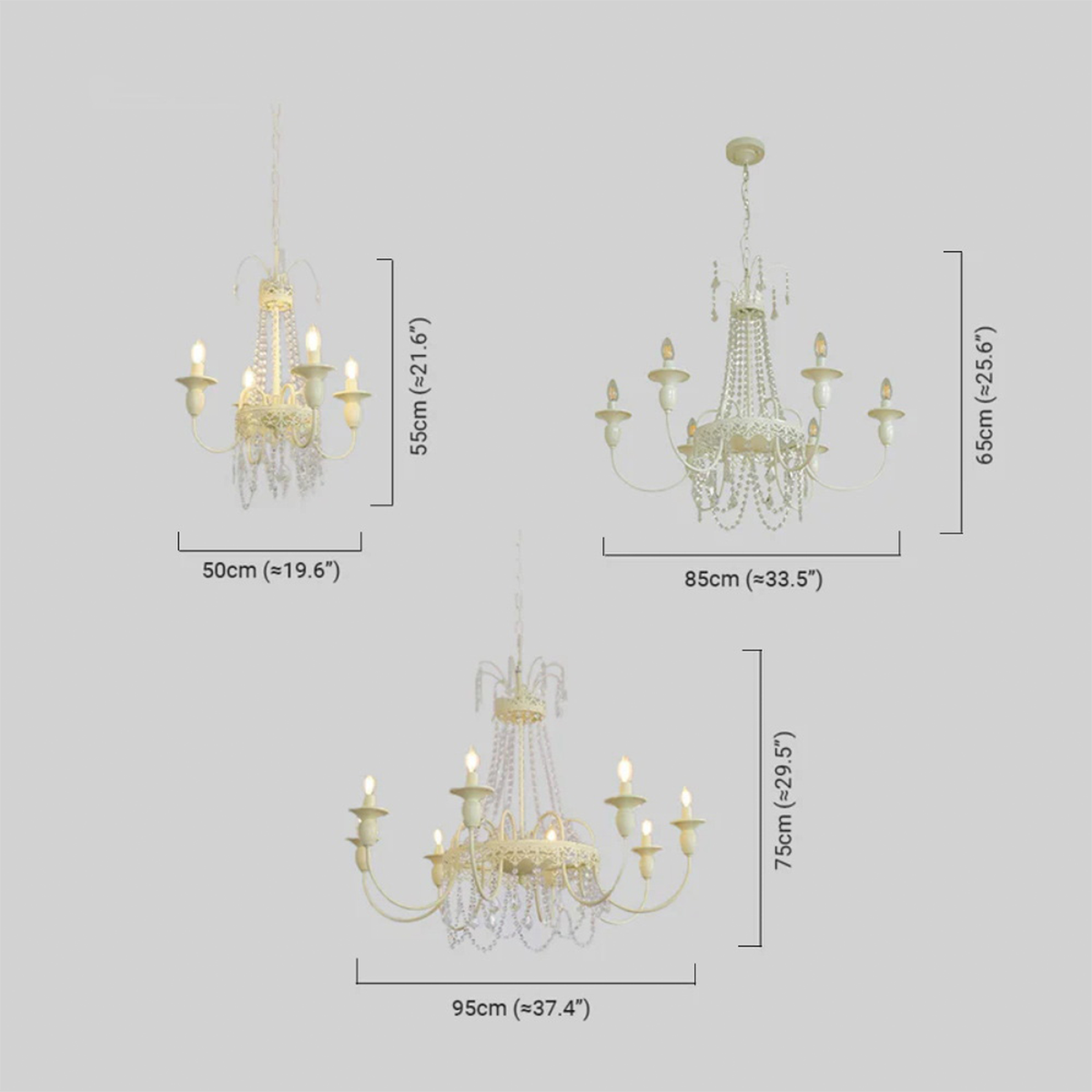 Royal Kronleuchter LED Dendritisch Gelb Metall Glas Wohnzimmer