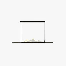 Modern Pendelleuchte Metall Schwarz/Gold Wohnzimmer