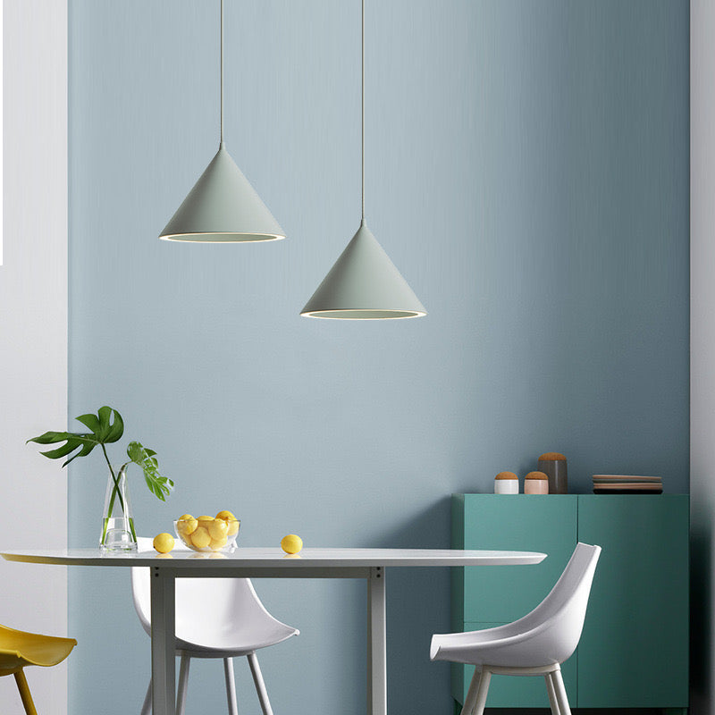 Morandi Pendelleuchte LED Schwarz Acryl Schlaf/Ess/Wohnzimmer