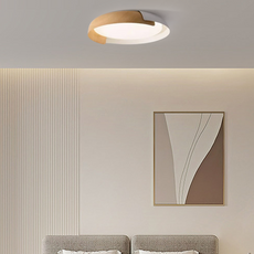 Modern Deckenleuchte LED Metall Acryl Rund Schwarz Weiß Schlafzimmer