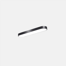 Modern Deckenleuchte LED Oval Weiß/Schwarz Metall/Acryl Ess/Wohnzimmer