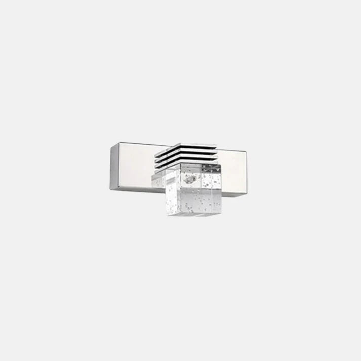 Modern Wandlampe Metall Silber Wohnzimmer