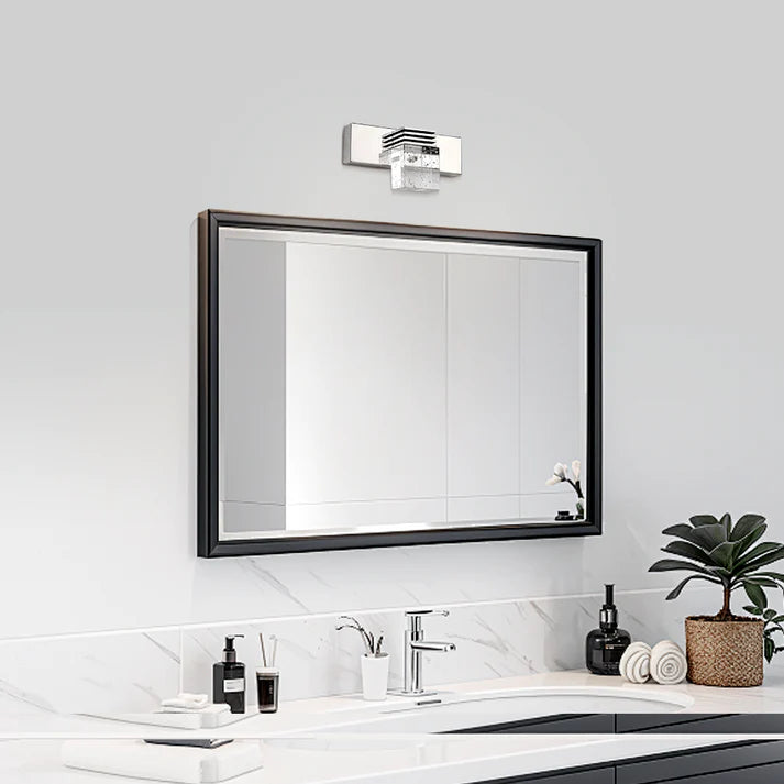 Modern Wandlampe Metall Silber Wohnzimmer