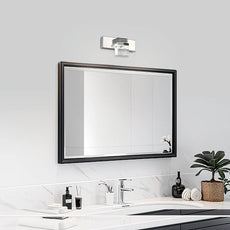 Modern Wandlampe Metall Silber Wohnzimmer