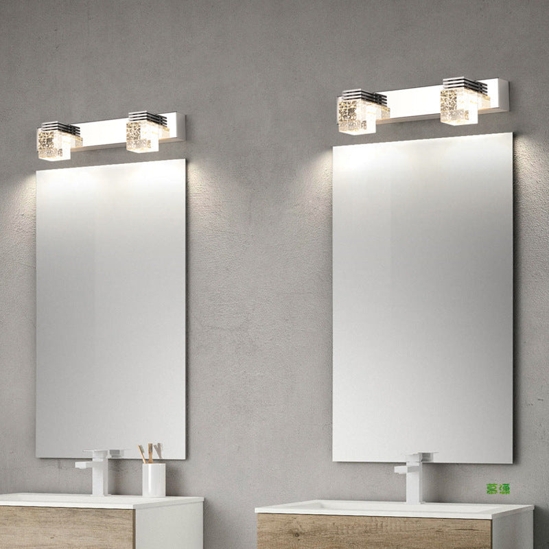 Modern Wandlampe Metall Silber Wohnzimmer