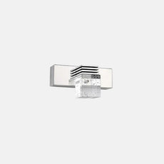 Modern Wandlampe Metall Silber Wohnzimmer