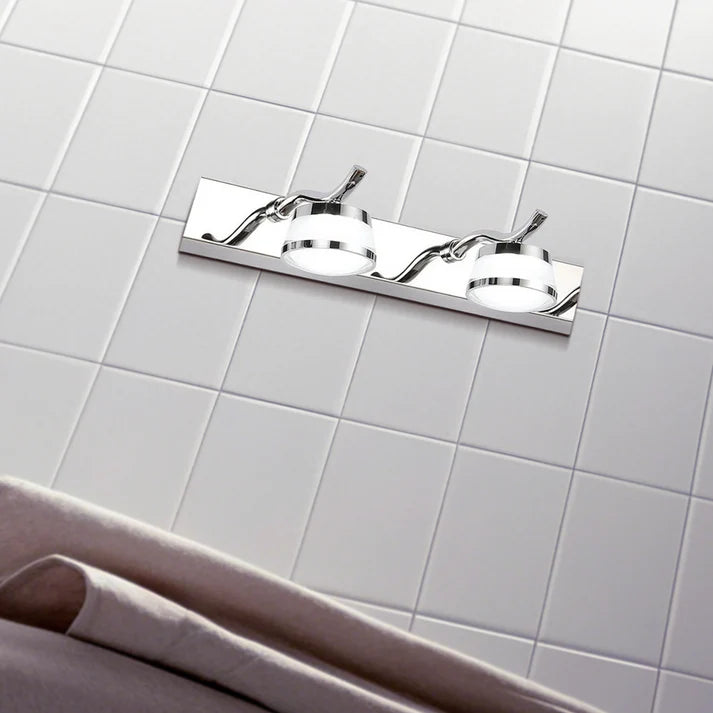 Modern Wandlampe LED Metall Silber Badezimmer