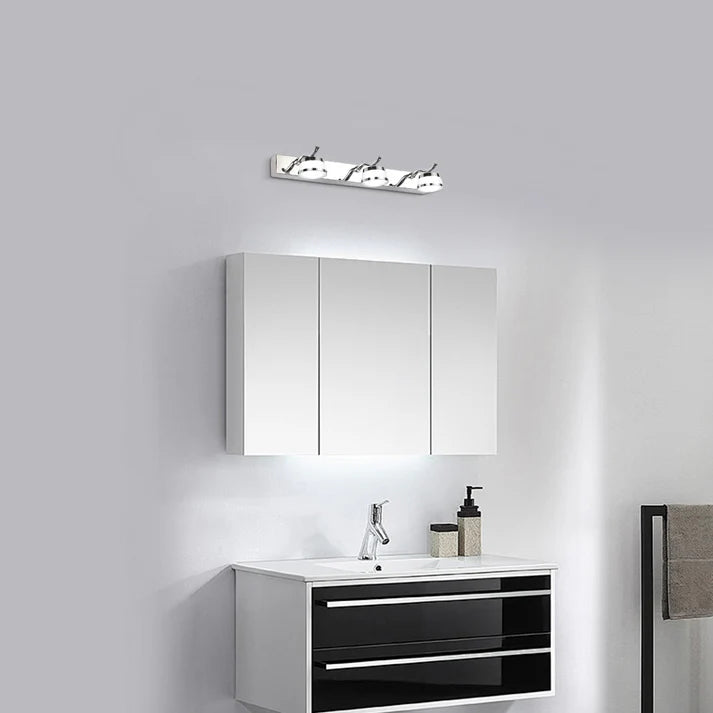 Modern Wandlampe LED Metall Silber Badezimmer