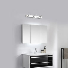 Modern Wandlampe LED Metall Silber Badezimmer