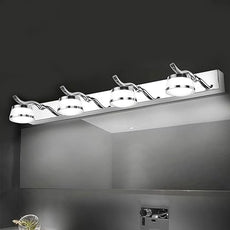 Modern Wandlampe LED Metall Silber Badezimmer