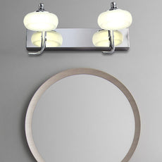 Minimalistisch Wandlampe Metall Silber Badezimmer