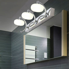 Minimalistisch Wandlampe Metall Silber Badezimmer