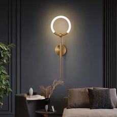 Modern Wandleuchte Acryl Schwarz Schlafzimmer
