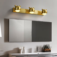 Modern Wandlampe Metall Gold Schlafzimmer