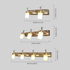 Modern Wandlampe Acryl Gold Schlafzimmer