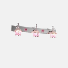 Moderne Wandleuchte LED Rosa Glas Badezimmer/Schlafzimmer