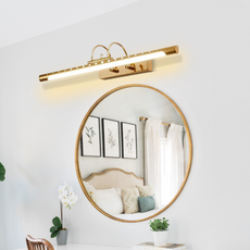 Moderne Wandleuchte Gold Metall Linear Badezimmer Schlafzimmer