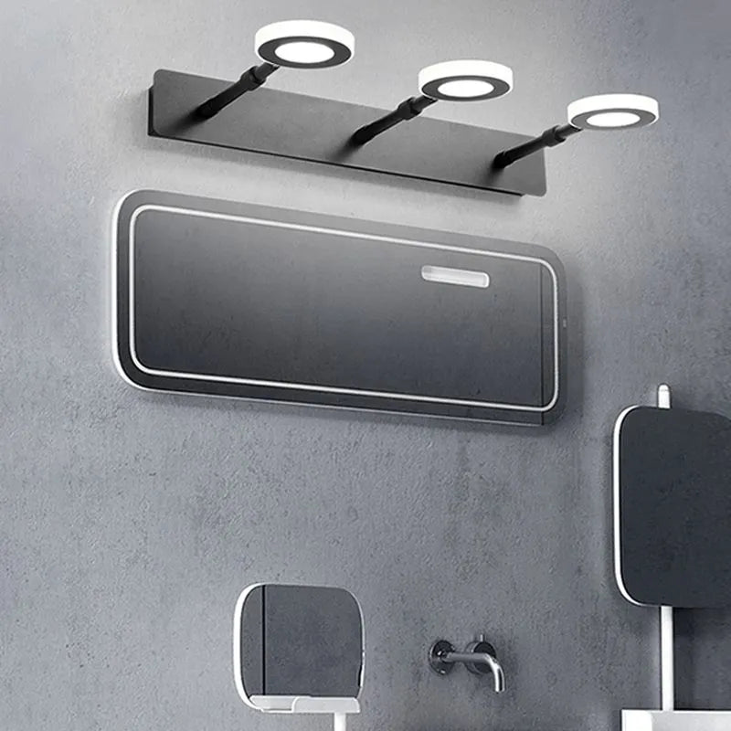 Minimalistisch Wandlampe Metall Schwarz Badezimmer