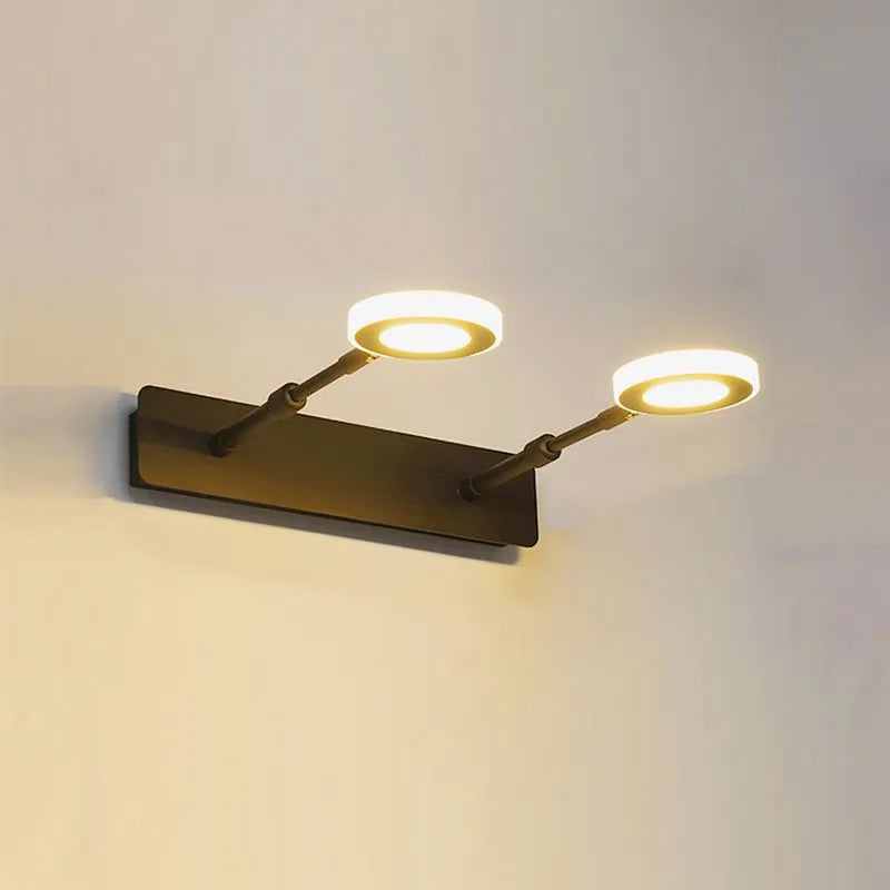 Minimalistisch Wandlampe Metall Schwarz Badezimmer