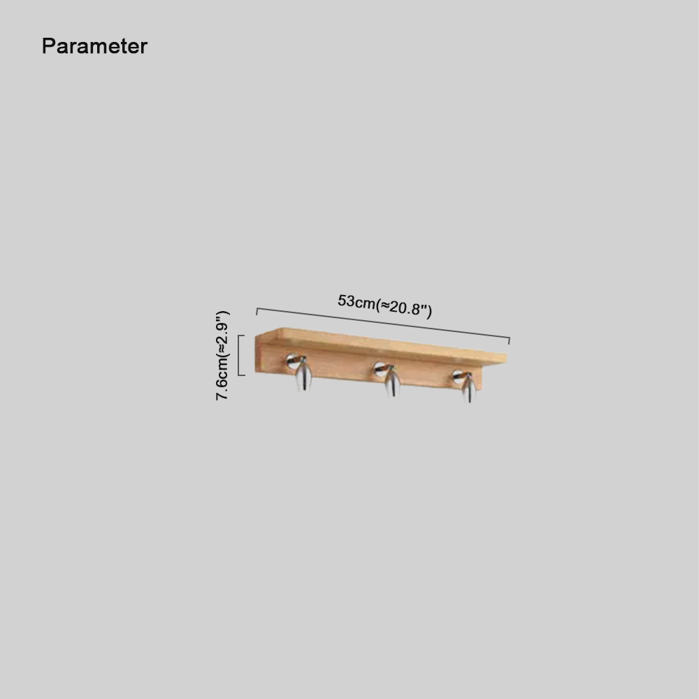 Minimalistisch Wandlampe Holz Braun Wohnzimmer