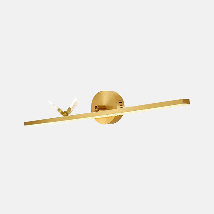 Designer Wandleuchte Metall Gold Badezimmer