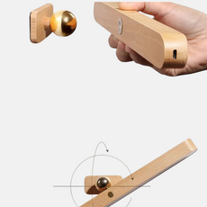 Modern Wandlampe LED Holz Linear Wohnzimmer