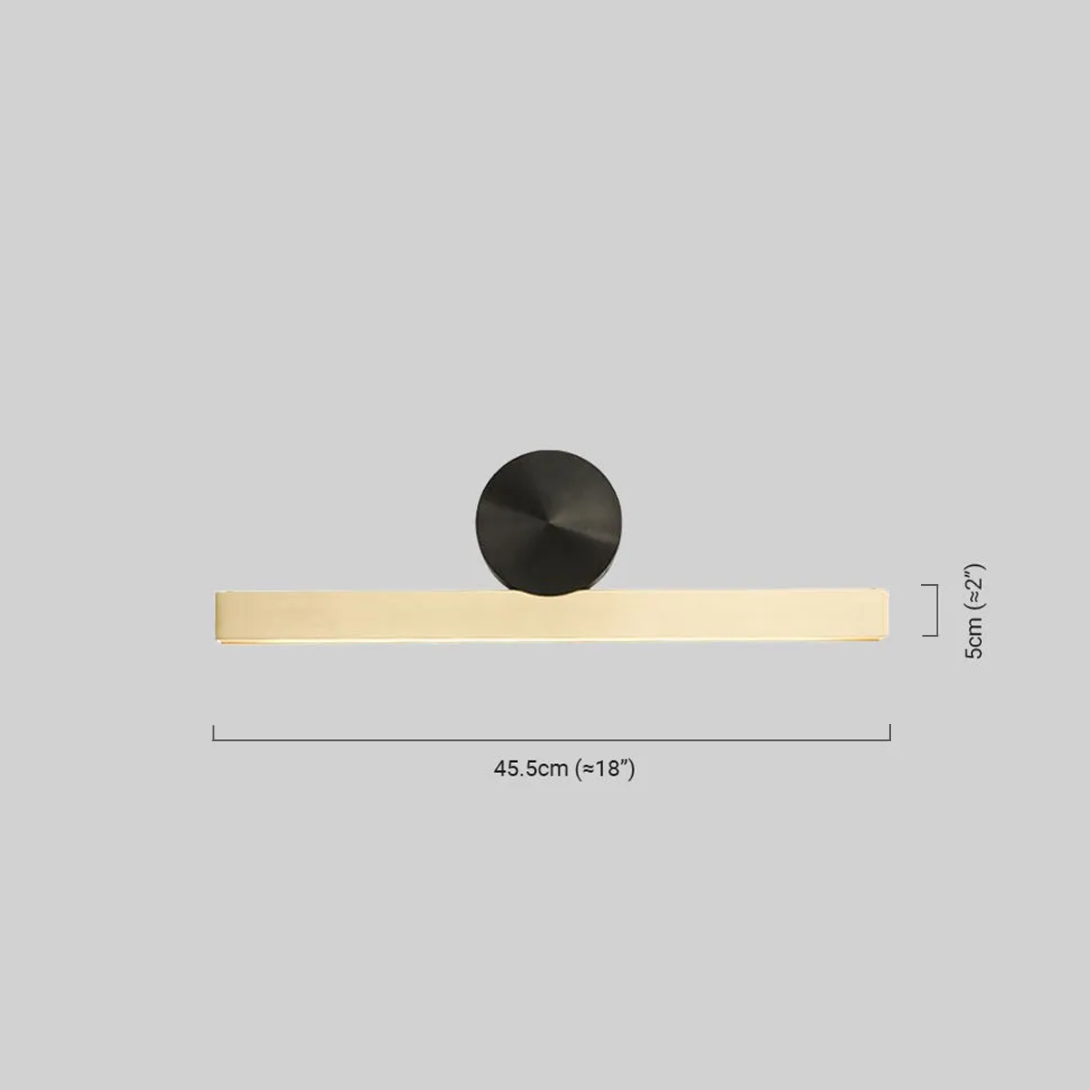 Modern Wandlampe LED Linear Gold Metall Schlafzimmer