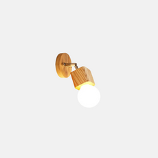 Modern Wandlampe LED Quadratisch Holz Badezimmer