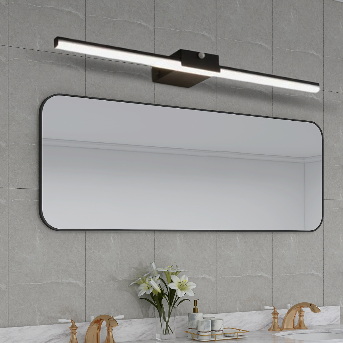 Minimalistisch Wandleuchte/Spiegelleuchte LED Linear Weiß Metall Badezimmer