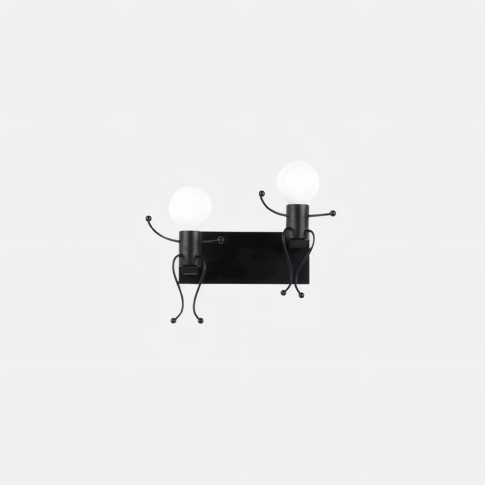 Industriell Wandlampe Metall Schwarz Schlafzimmer