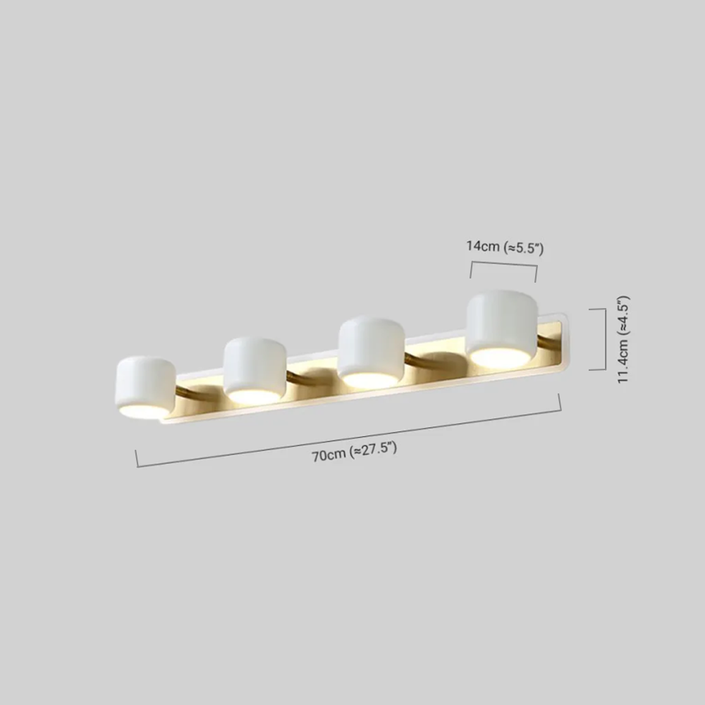 Nordic Wandlampe LED Metall Zylindrisch Badezimmer